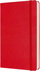 Moleskine Classic Expanded Notebook [Hard Cover | Large (5" x 8.25") | Ruled/Lined | Red |400 Pages