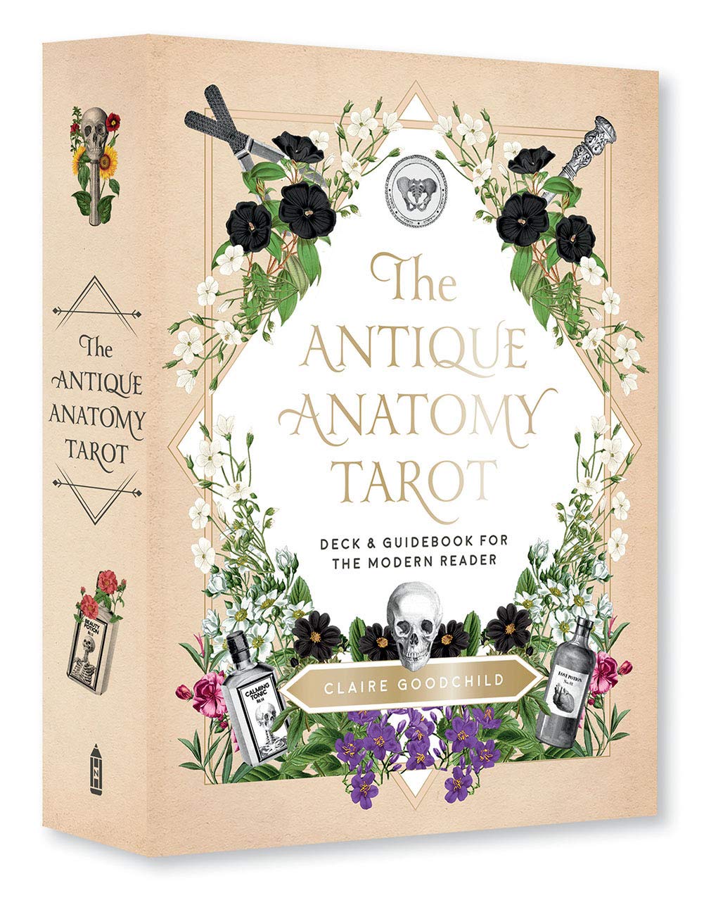 The Antique Anatomy Tarot Kit: Deck and Guidebook for the Modern Reader [Claire Goodchild]