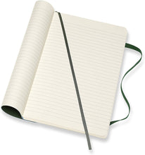 Load image into Gallery viewer, Moleskine Classic Notebook [Soft Cover | Large (5&quot; x 8.25&quot;) | Ruled/Lined | Myrtle Green | 192 Pages]
