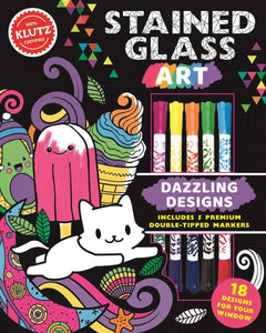 Stained Glass Art: Dazzling Designs [Klutz Activity Book]