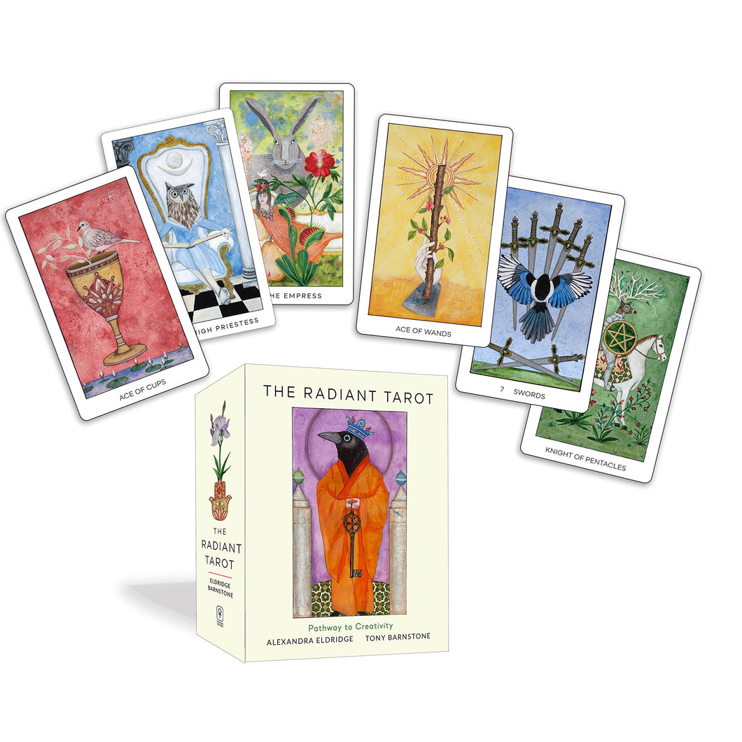 The Radiant Tarot: Pathway to Creativity with 78 Cards & Full-Color Guide Book[Alexandra Eldridge & Tony Barnstone]
