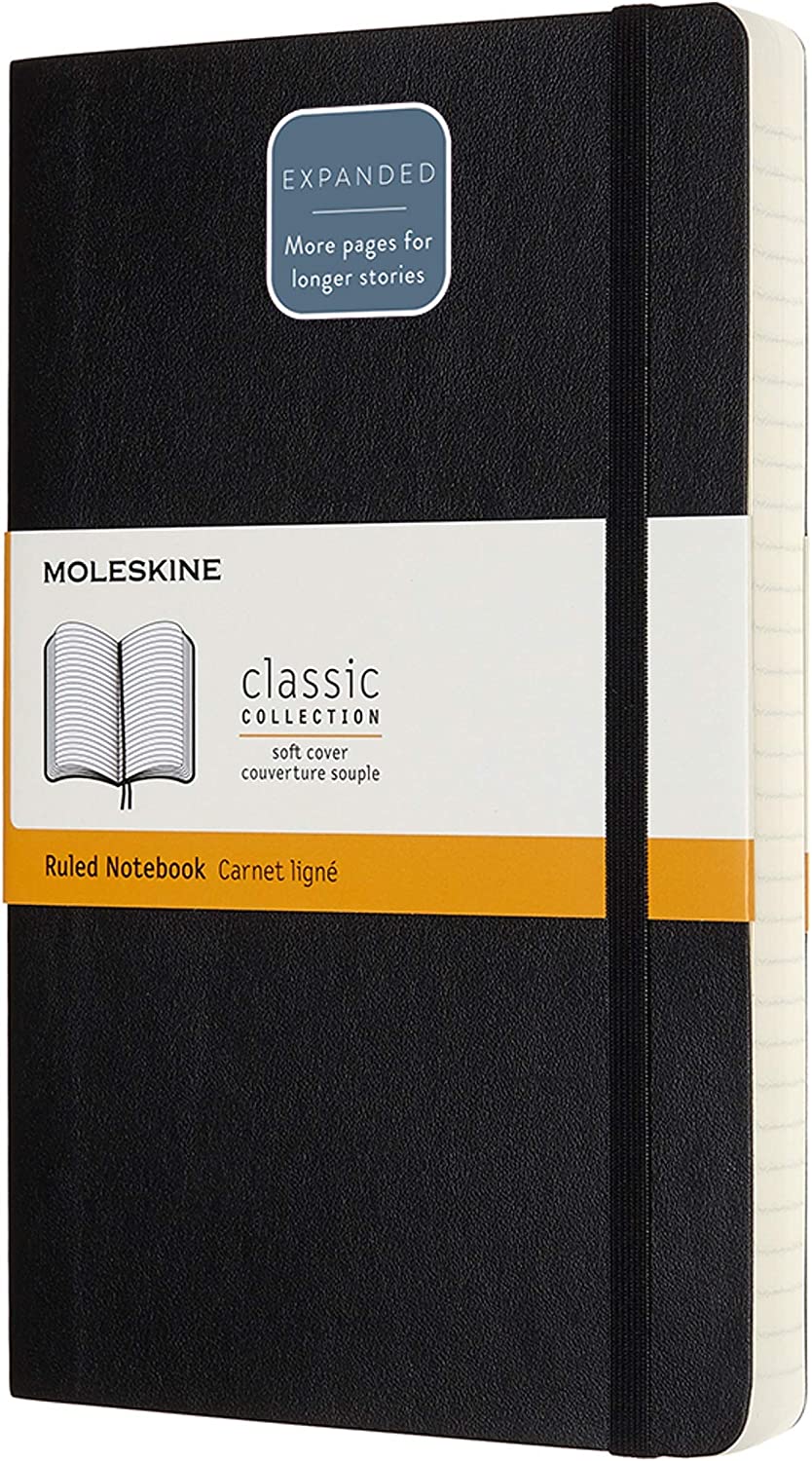 Moleskine Classic Expanded Notebook | Soft Cover | Large (5