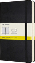 Load image into Gallery viewer, Moleskine Classic Expanded Notebook | Hard Cover | Large (5&quot; x 8.25&quot;) | Squared/Grid | Black | 400 Pages
