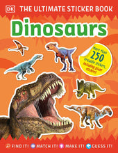 Load image into Gallery viewer, Dinosaurs Reusable Sticker Book
