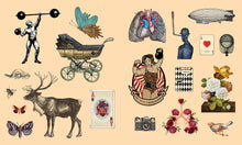 Load image into Gallery viewer, Sticker Studio: Arcana: A Sticker Gallery Of Vintage Ephemera [Chloe Standish]
