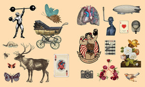 Sticker Studio: Arcana: A Sticker Gallery Of Vintage Ephemera [Chloe Standish]
