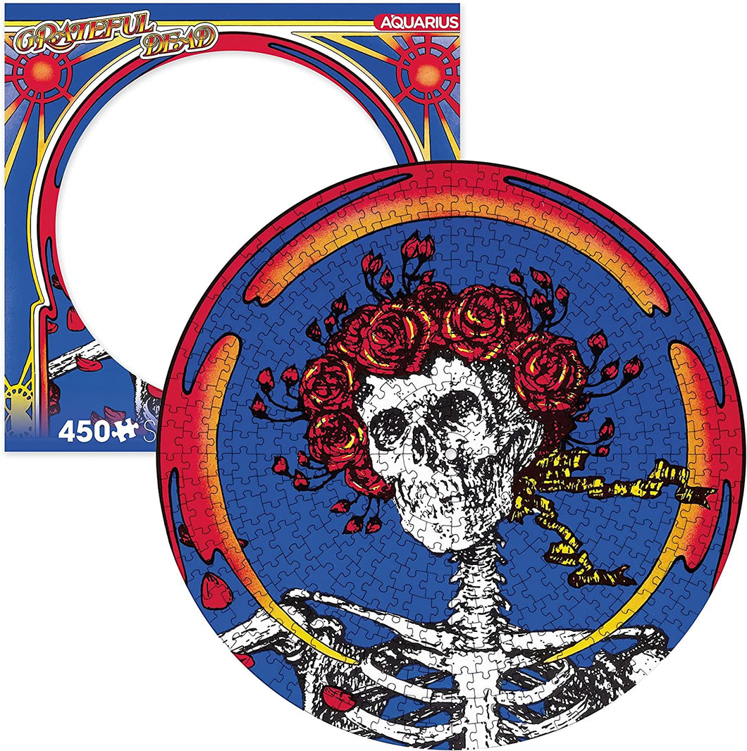 Grateful Dead Skull & Roses Record Disc Puzzle