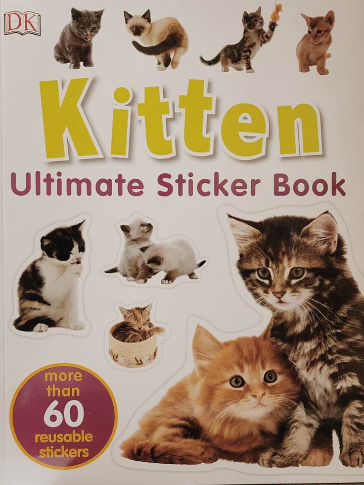 Kitten Reusable Sticker Book