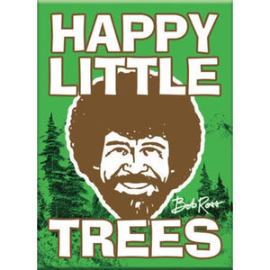 Bob Ross Magnet - Happy Little Trees (Green)