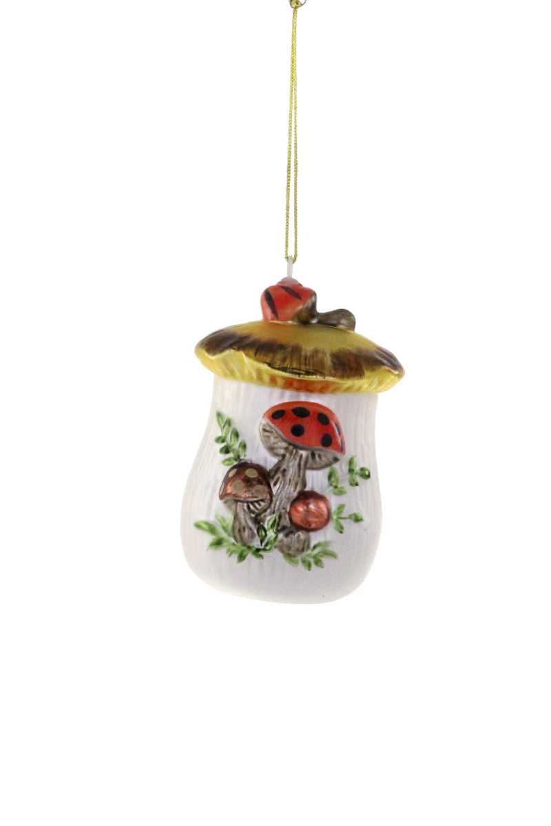 Merry Mushrooms Canister Ornament