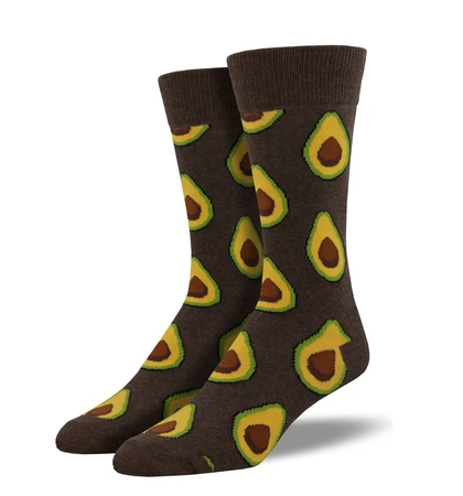 Men's Avocado Socks (Brown)