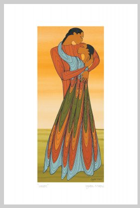 Lovers Oversized Art Card