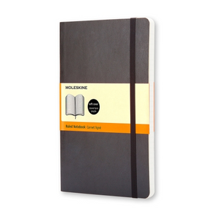 Moleskine Classic Notebook [Soft Cover| Pocket Sized (3.5" × 5.5") | Ruled/Lined | |Black | 192 Pages]