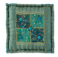 Turquoise Rishikesh Meditation Cushion