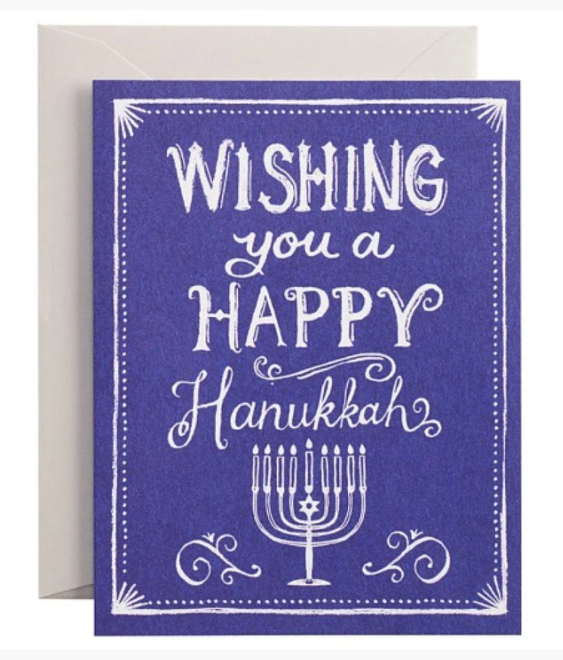Wishing You A Happy Hanukkah (Set of 10 Cards)