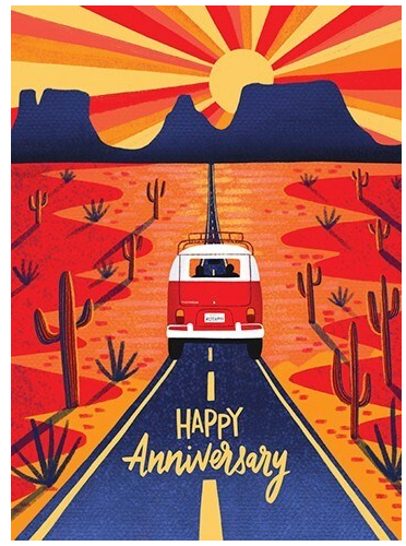 Happy Anniversary (Desert Sunset)