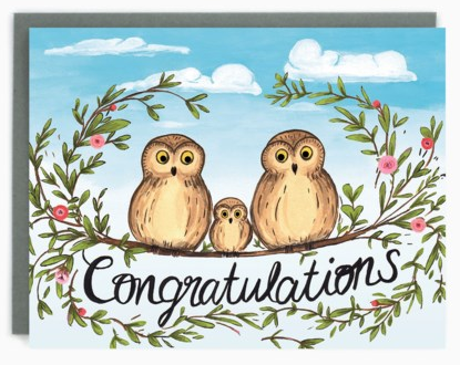 Congratulations (Owl Family)