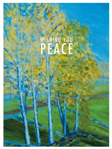 Wishing You Peace (Aspen Trees)
