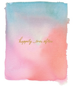 Happily Ever After Watercolour