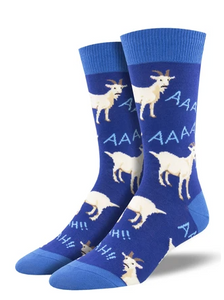 Men's Screaming Goats Socks (Blue)