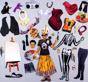 Frida Kahlo Magnetic Dress-Up Set