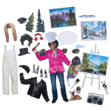 Load image into Gallery viewer, Bob Ross Magnetic Dress Up Set
