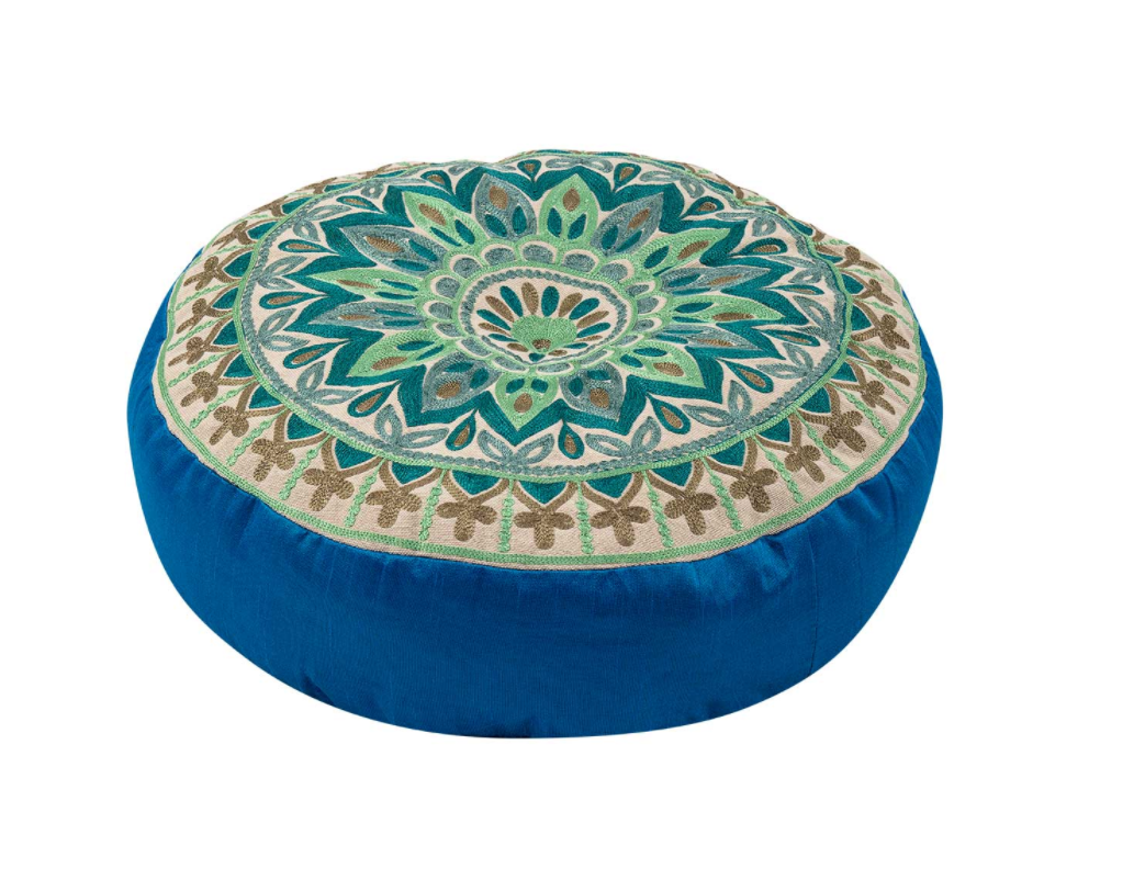 Round Mandala Meditation Cushion