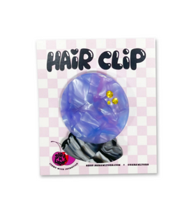 Crystal Ball Acetate Hair Clip