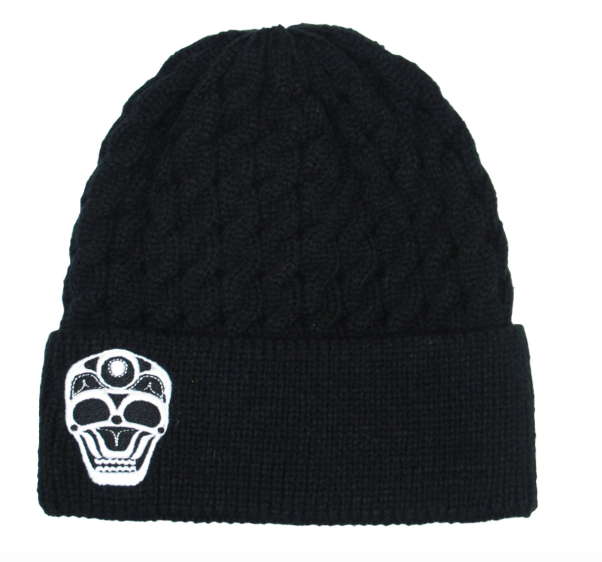 Skull Embroidered Toque