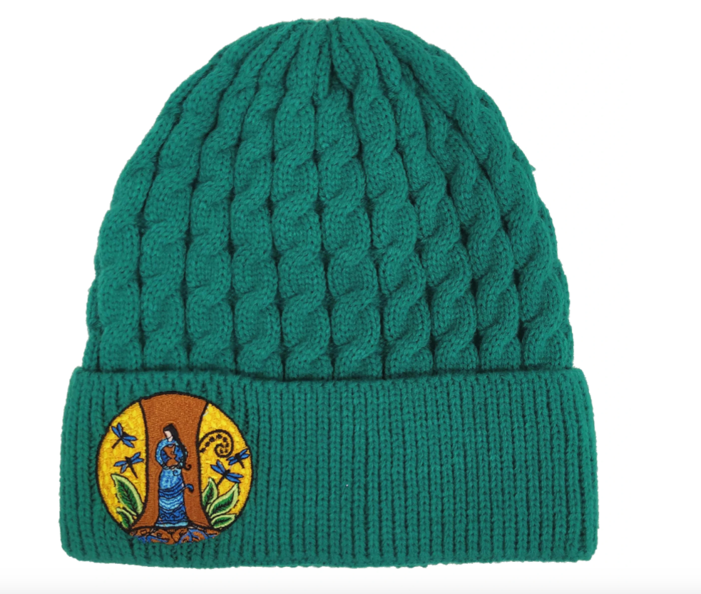 Strong Earth Woman Embroidered Toque