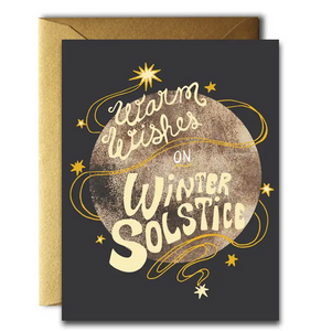 Warm Wishes on Winter Solstice Card