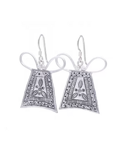 Silver Thai Hill Tribe Earrings [Rebecca]