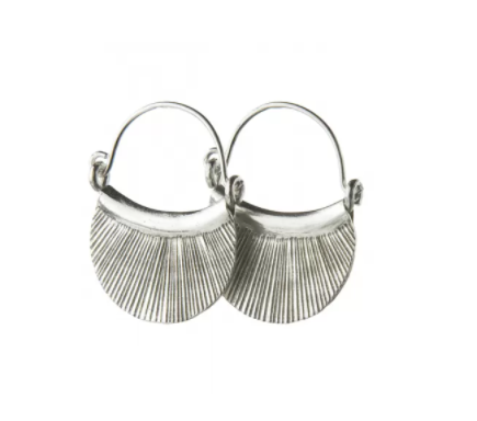 Silver Thai Hill Tribe Earrings [Annette]