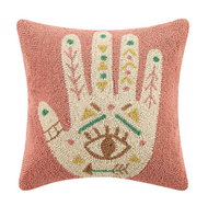 Hamsa Hand Hook Pillow
