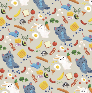 Breakfast with the Animals Wrap (Single Sheet)
