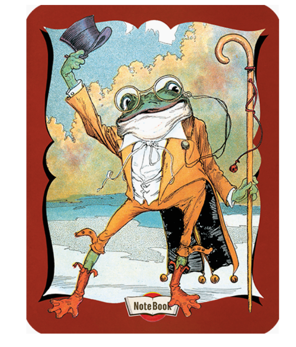 Frog Doffing His Hat Notebook