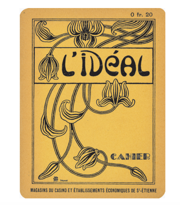 L'Ideal Cahier Art Nouveau Notebook