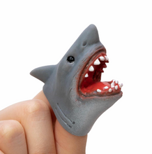 Load image into Gallery viewer, Shark Baby Finger Puppet
