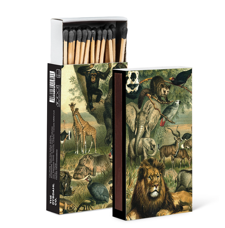 Wooden Matches [Jungle Animals]