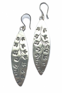 Silver Thai Hill Tribe Earrings [Heather]