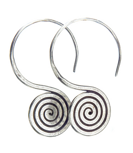 Silver Thai Hill Tribe Earrings [Alison]