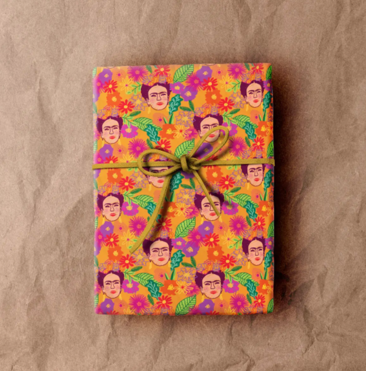 Frida Kahlo Wrapping Paper Sheet