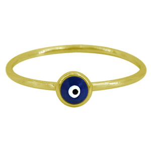 14K Gold-Filled Evil Eye Ring