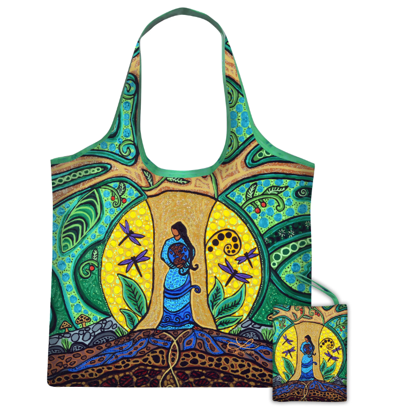 Strong Earth Woman Reusable Bag