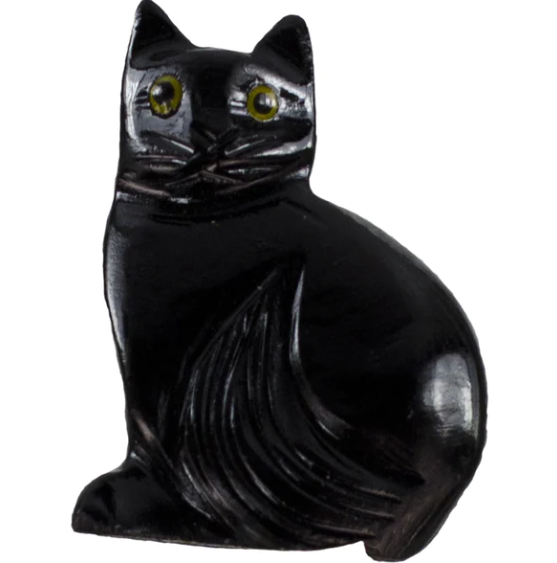 Mini Black Onyx Cat (1.25