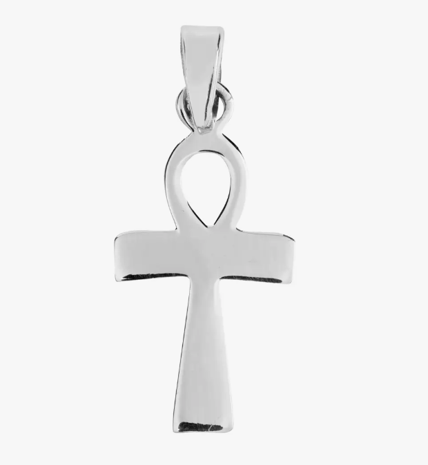 Dainty Silver Ankh Pendant