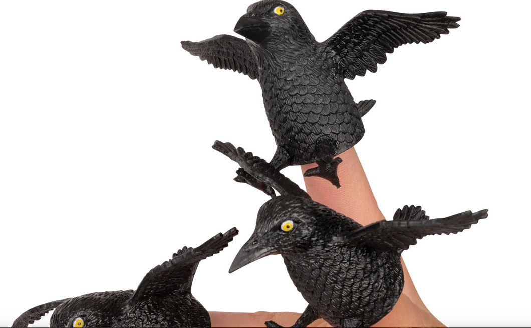 Finger Puppet Crows
