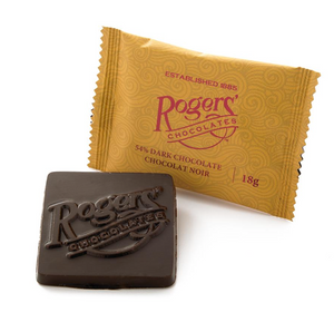 Rogers' Chocolate Dark Chocolate Square