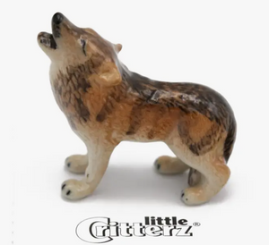 Lobo Wolf Porcelain Miniature