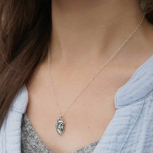 Load image into Gallery viewer, Sterling Silver Anatomical Heart Necklace
